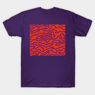 Drip Pattern - Vampire Red T-Shirt